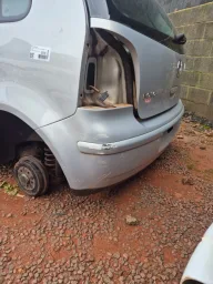 Parachoque Traseiro Polo 2003 a 2012 Hatch C/Sensor
