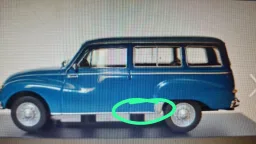 FRISO TRASEIRO ESQUERDO DKW VEMAGUET