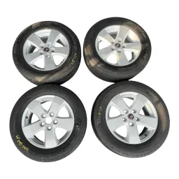Jogo Rodas com Pneus 225 65 Aro 17 5 Furos Original Fiat