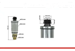 VALVULA TORRE ELETRONICA COMPRESSOR HCC SONATA ELANTRA AZERA