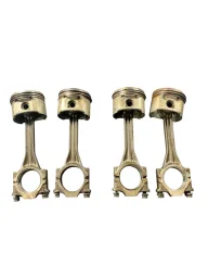 Kit 4 Pistão Biela Gol At Mi 1.0 16v 0,50 Gasolina 1999 2004