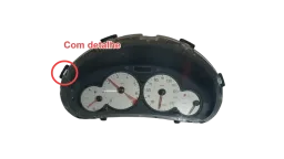 Painel Instrumento Velocimetro Peugeot 206 2001 2004 Branco