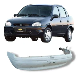 Parachoque Traseiro Corsa Classic 1998 1999 a 2010