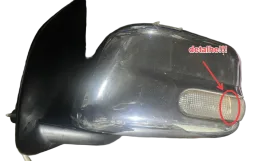 Retrovisor Esquerdo Cromado Frontier 2008 a 2016