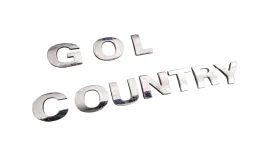 Emblema traseiro VW Gol Country 2000/...