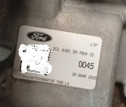 Caixa de Câmbio Ford Maverick Tremor 2.0 Gasolina 2025 2026 01010101010