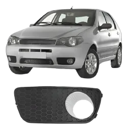 GRADE MOLDURA COM MILHA FIAT PALIO SAPAO 04/09 L/E