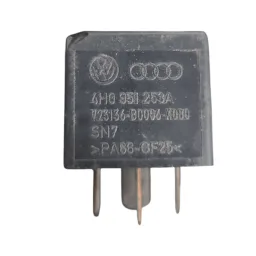 Rele Auxiliar Volkswagen Audi 12V 4 Pinos  Caixa Fusivel