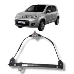 Máquina de Vidro Porta Esq Uno Vivace Fiorino 12 a 23 2P Man