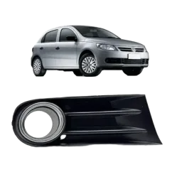 GRADE MOLDURA COM MILHA ARO CROMADO VW GOL G5 08/12 L/D