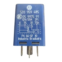Rele Auxiliar Volkswagen Audi 12V 4 Pinos Caixa Fusivel