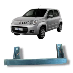 Guia vidro dianteiro direito Fiat uno Vivace 2011 2016 2P