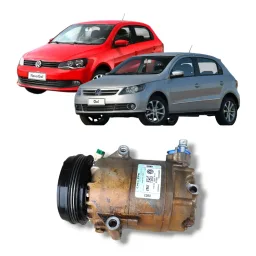 Compressor Ar Gol Saveiro Voyage Fox G5 G6 G7 G8 1.0 1.6 8v
