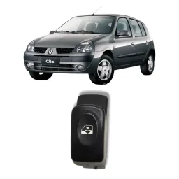 Botão vidro dianteiro direito Renault Clio 2004 2012 origina