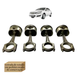 pistao biela gm vectra astra zafira 2.0 8v flex 2007 2011