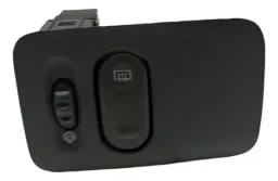 Moldura Botão Comando Farol Desembaçador Renault Clio 2001