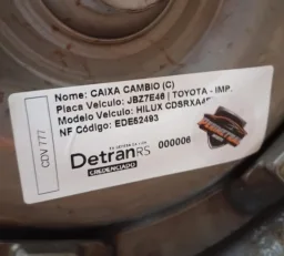 Caixa Câmbio Automática Toyota Hilux 2.8 Diesel 2021 a 2024