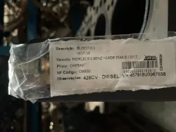 BLOCO MOTOR AXOR 2544 S 2012 428CV DIESEL
