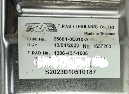 Resfriador Radiador Válvula Egr Hilux 2.8 2018/2023 Diesel 256810E010A