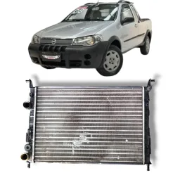 Radiador água Fiat Strada 1.4 2008 2012