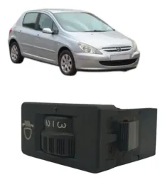 Botão Regulagem Farol Milha Peugeot 307 2004 2005 2006
