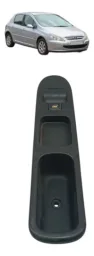 Moldura Botão Vidro Eletrico Dianteiro Peugeot 307 2004 2005