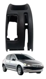 Moldura Console Central Freio Mão Peugeot 206 2004 2005