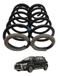 Par Molas Traseiras Toyota Etios 2015 2016 2017