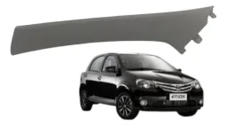 Moldura Esquerda Coluna Parabrisa Toyota Etios 2015 2016