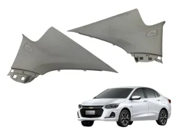 Par Moldura Coluna Traseira Chevrolet Gm Onix Plus 2020 2025