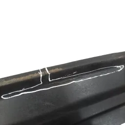 OMBREIRA PRETA TRASEIRA ESQUERDO PASSAT 1974 1991 2 PORTAS