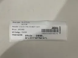 BLOCO MOTOR FM 370 6X2T 2011 370CV DIESEL