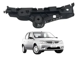 Guia Parachoque Dianteiro Esquerdo Renault Logan 1.0 2009