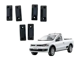 Kit 6 Gancho Cacamba Volkswagen Saveiro 2013 2018