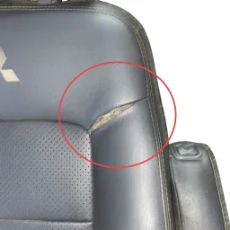 BANCO PASSAGEIRO EM COURO PAJERO GLS-B 1992 A 2000 RASGADO