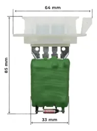 RESISTÊNCIA VENTILADOR INTERNO GOL VOYAGE G5 G6 2009 A 2020