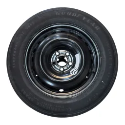 Roda Estepe Fino com Pneu 165 80 Aro 17 Original Jeep Fiat