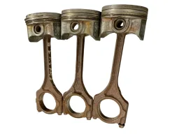 Kit 3 Pistão Biela City Fit 1.5 16v 2015 2016 2017