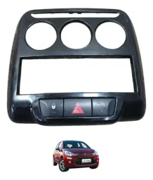 MOLDURA CENTRAL PAINEL CITROEN C3 2013 A 2020
