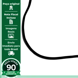 BORRACHA GUARNIÇÃO TRASEIRA ESQUERDA GM S10 2012 A 2022