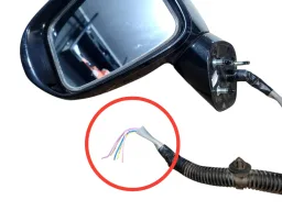 Retrovisor Elétrico Esquerdo Fit 2004 a 2008 Com Pisca