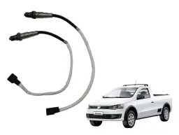 Par Sonda Lambda Pre Pos Catalisador Vw Saveiro 2009 2016