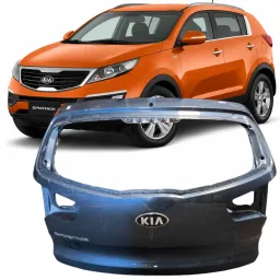 Tampa Traseira Sportage 2011 2012 a 2015 2016 Azul DETALHE