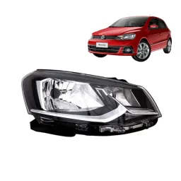 Farol Gol Voyage G7 2016 2017 2018 Simples Friso Cromado