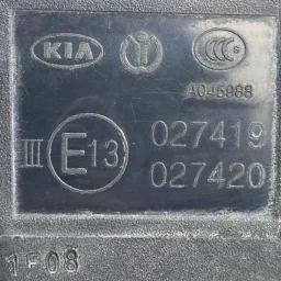 RETROVISOR DIREITO KIA SORENTO 2010 A 2015 6 PINOS PRETO