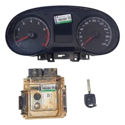 Kit Code Módulo Injeção Vw Gol 1.0 3c 2016/26 5u0920845