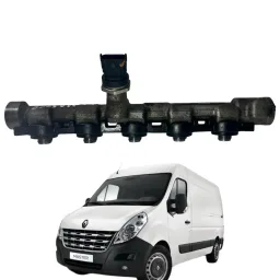 Tubo Rail Flauta Bicos Renault Master 2.3 16V 2014 2021