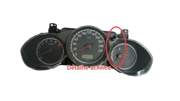 Painel Instrumento Velocimetro Rpm Honda Fit 2005 2007 Preto