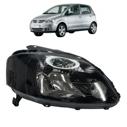 Farol Direito Fox Space 04/10 Foco Simples Masc Negra