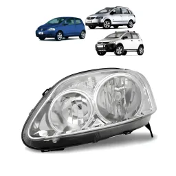 Farol Esquerdo Fox Space 2006 a 2010 Foco Duplo